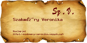 Szakmáry Veronika névjegykártya